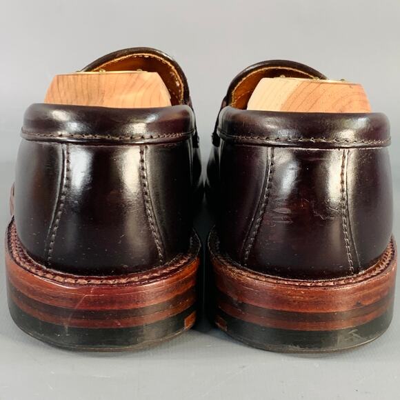 ALDEN Size 6.5 D6207 Color 8 Horween Cordovan Leather Penny Loafers main image 11
